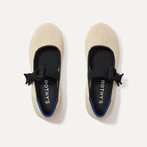 The Kids Tux Bow Mary Jane - Ivory