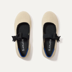 The Kids Tux Bow Mary Jane - Ivory