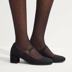 The Mary Jane Heel - Black
