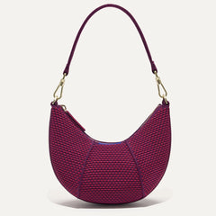 The Mini Crescent Bag - Beet